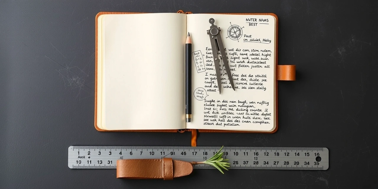 Detailaufnahme des Arbeitsplatzes mit Notizen zu Ernährungswissenschaft